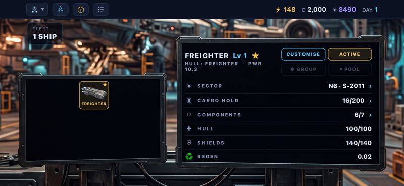Fleet hangar